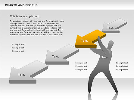 Gráficos y personas, Diapositiva 9, 00772, Formas — PoweredTemplate.com