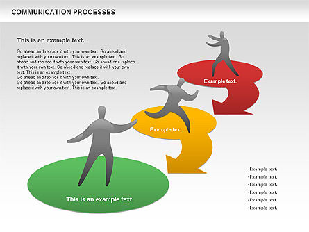 通信プロセス, スライド 7, 00773, プロセス図 — PoweredTemplate.com