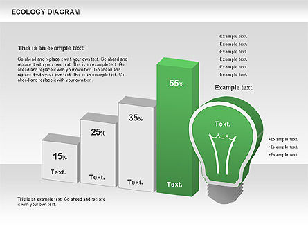 Diagram Ekologi Dengan Tangan, Templat PowerPoint, 00774, Model Bisnis — PoweredTemplate.com