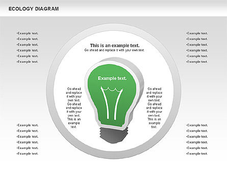 Ecology Diagram with Hands, Slide 9, 00774, Business Models — PoweredTemplate.com