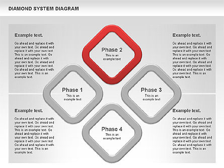 Diamond Diagram, Slide 5, 00778, Business Models — PoweredTemplate.com