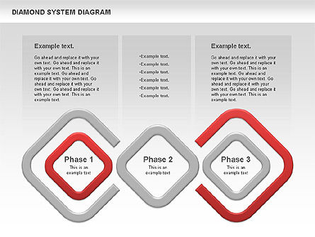 Diagrama de diamantes, Diapositiva 8, 00778, Modelos de negocios — PoweredTemplate.com
