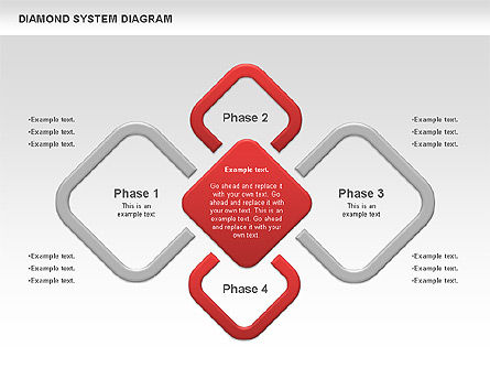 Diagrama de diâmetros, Deslizar 9, 00778, Modelos de Negócio — PoweredTemplate.com