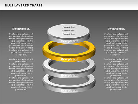 다중 레이어 차트, 슬라이드 12, 00779, 비즈니스 모델 — PoweredTemplate.com