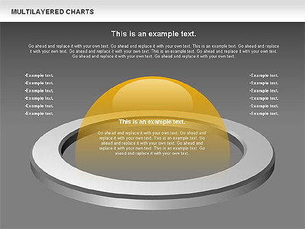 다중 레이어 차트, 슬라이드 15, 00779, 비즈니스 모델 — PoweredTemplate.com