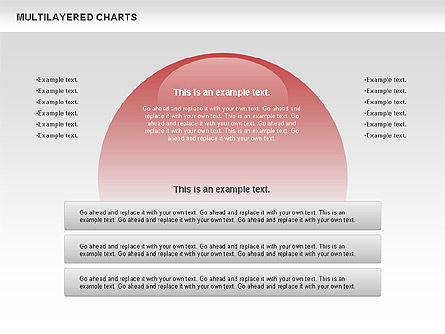 다중 레이어 차트, 슬라이드 2, 00779, 비즈니스 모델 — PoweredTemplate.com