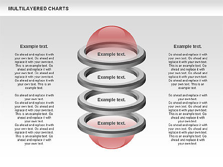다중 레이어 차트, 슬라이드 6, 00779, 비즈니스 모델 — PoweredTemplate.com