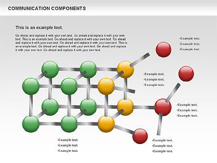 Treillis atomique, Diapositive 13, 00780, Modèles commerciaux — PoweredTemplate.com