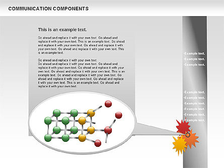 Reticolo atomico, Slide 5, 00780, Modelli di lavoro — PoweredTemplate.com