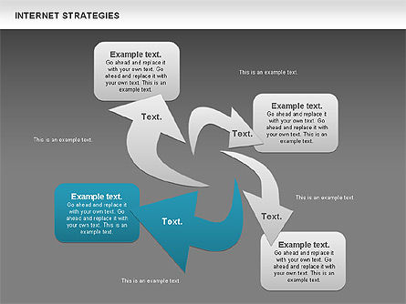 Schéma de stratégie, Diapositive 12, 00782, Modèles commerciaux — PoweredTemplate.com