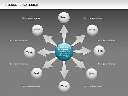 Strategie-Diagramm, Folie 13, 00782, Business Modelle — PoweredTemplate.com