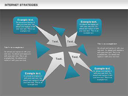 Diagram Strategi, Slide 16, 00782, Model Bisnis — PoweredTemplate.com