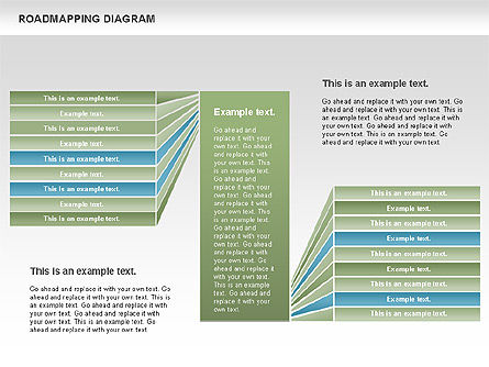 Diagram Pemetaan Jalan, Slide 2, 00783, Model Bisnis — PoweredTemplate.com