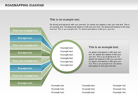 Roadmapping Diagram, Slide 6, 00783, Business Models — PoweredTemplate.com