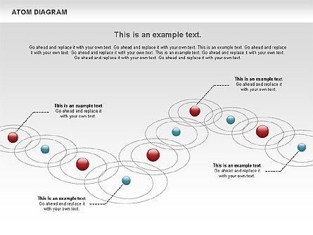 Diagram Spin Atom, Slide 11, 00785, Bagan dan Diagram Pendidikan — PoweredTemplate.com