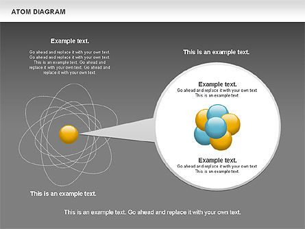 Diagram Spin Atom, Slide 13, 00785, Bagan dan Diagram Pendidikan — PoweredTemplate.com