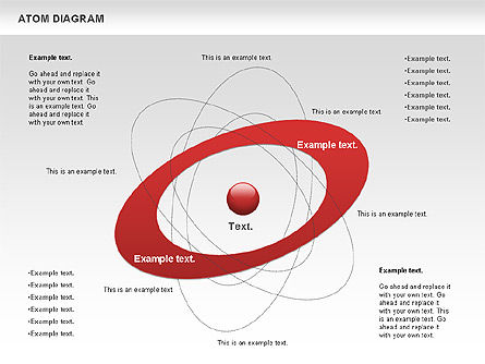 Diagram Spin Atom, Slide 2, 00785, Bagan dan Diagram Pendidikan — PoweredTemplate.com