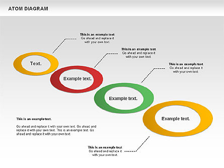 Diagram Spin Atom, Slide 5, 00785, Bagan dan Diagram Pendidikan — PoweredTemplate.com