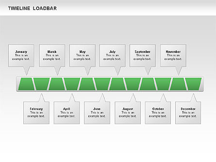 Loadbar Timeline, Slide 5, 00788, Timelines & Calendars — PoweredTemplate.com
