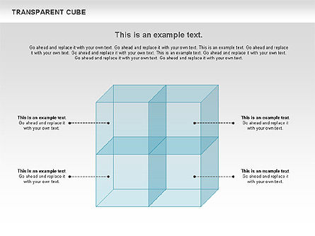 Diagramma trasparente dei cubi, Slide 3, 00791, Modelli di lavoro — PoweredTemplate.com