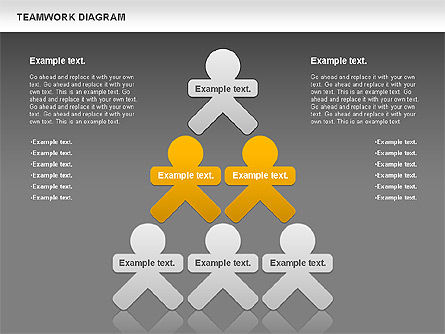 Teamwork Diagram, Slide 15, 00792, Business Models — PoweredTemplate.com