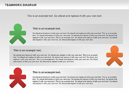 Diagramme du travail d'équipe, Diapositive 4, 00792, Modèles commerciaux — PoweredTemplate.com