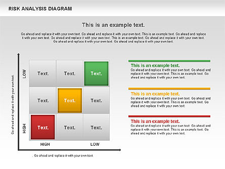 Risicoanalyse grafiek, Dia 5, 00793, Matrix Charts — PoweredTemplate.com