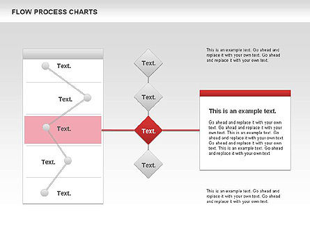 Tableau de flux de processus, Diapositive 11, 00794, Organigrammes — PoweredTemplate.com