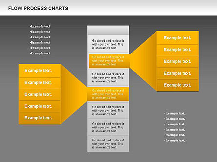 Process Flowchart, Slide 14, 00794, Flow Charts — PoweredTemplate.com