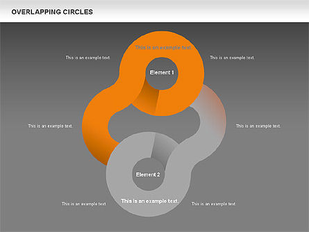 Overlapping Circles Shapes, Slide 10, 00795, Shapes — PoweredTemplate.com
