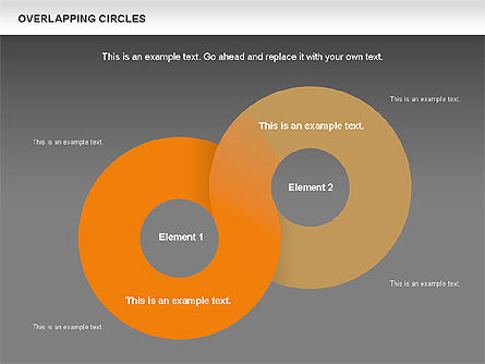Overlapping Circles Shapes, Slide 11, 00795, Shapes — PoweredTemplate.com