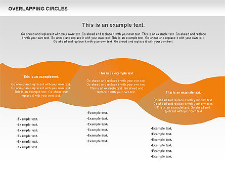 Overlapping Circles Shapes, Slide 2, 00795, Shapes — PoweredTemplate.com