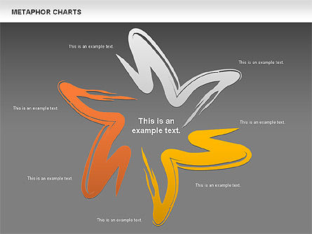 Metaphor Charts, Slide 10, 00798, Shapes — PoweredTemplate.com