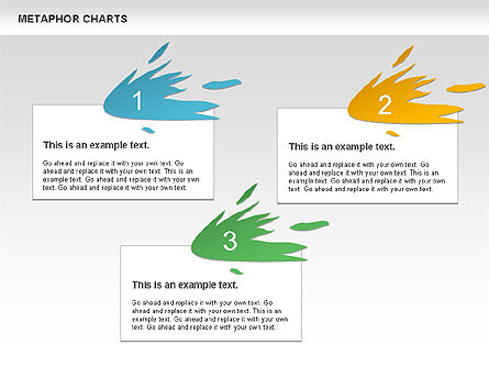 Gráficos de metáforas, Diapositiva 5, 00798, Formas — PoweredTemplate.com
