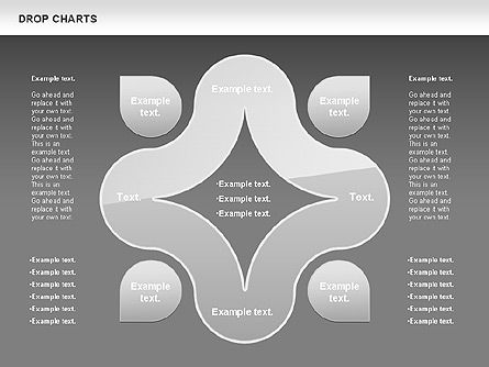 Tableau des formes gratuites de la goutte d'eau, Diapositive 9, 00799, Modèles commerciaux — PoweredTemplate.com