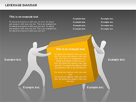 Leverage Diagram, Slide 11, 00800, Business Models — PoweredTemplate.com