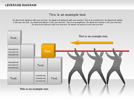Leverage Diagram, Slide 7, 00800, Business Models — PoweredTemplate.com