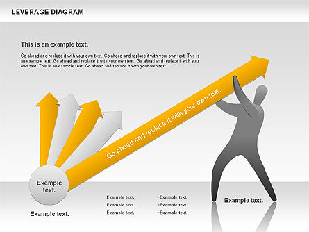 Leverage Diagram, Slide 8, 00800, Business Models — PoweredTemplate.com