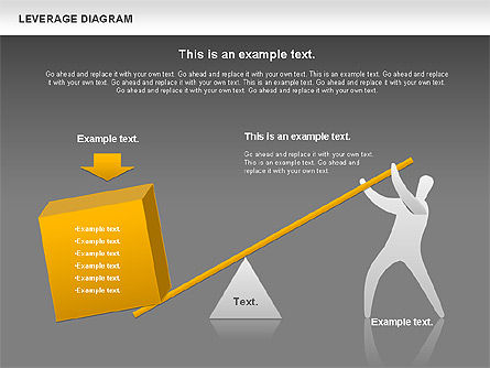 Leverage-Diagramm, Folie 9, 00800, Business Modelle — PoweredTemplate.com