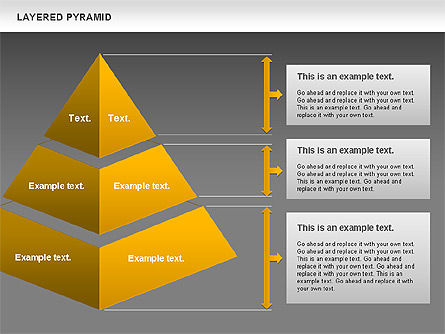 層状ピラミッド, スライド 11, 00802, ビジネスモデル — PoweredTemplate.com