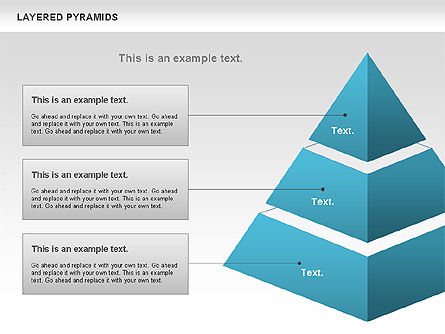 계층화 된 피라미드, 슬라이드 5, 00802, 비즈니스 모델 — PoweredTemplate.com