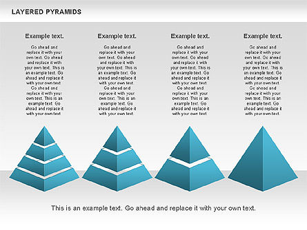 계층화 된 피라미드, 슬라이드 7, 00802, 비즈니스 모델 — PoweredTemplate.com