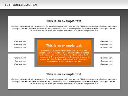 Text Boxes Process Collection, Slide 16, 00804, Text Boxes — PoweredTemplate.com