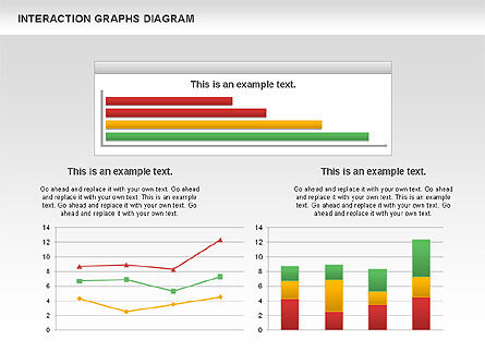 Interaction Graphs Diagram (Data Driven), Slide 10, 00806, Business Models — PoweredTemplate.com
