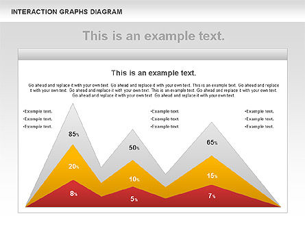 インタラクショングラフ図（データ駆動型）, スライド 11, 00806, ビジネスモデル — PoweredTemplate.com
