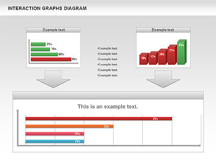 Interaction Graphs Diagram (Data Driven), Slide 2, 00806, Business Models — PoweredTemplate.com