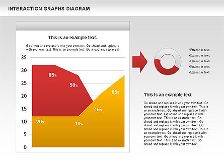 インタラクショングラフ図（データ駆動型）, スライド 3, 00806, ビジネスモデル — PoweredTemplate.com