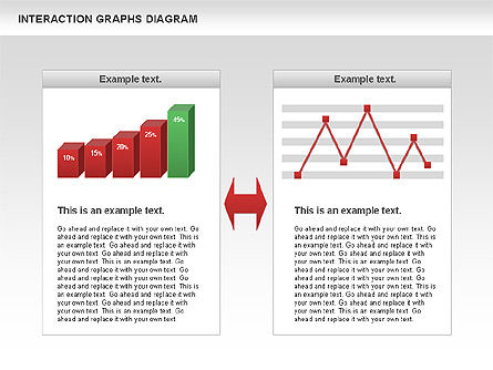Interactiegrafieken diagram (data driven), Dia 4, 00806, Businessmodellen — PoweredTemplate.com