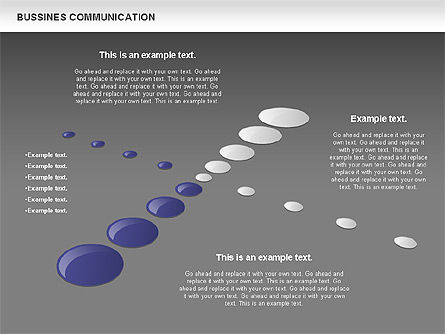Creative Dotted Business Charts, Slide 14, 00808, Presentation Templates — PoweredTemplate.com
