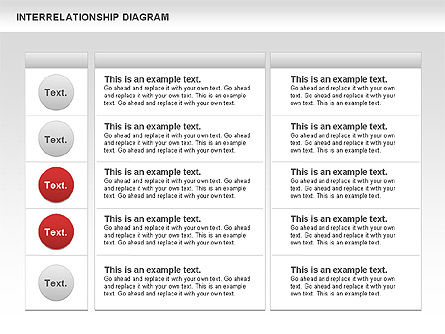 Diagramme d'interconnexion, Diapositive 4, 00809, Modèles commerciaux — PoweredTemplate.com
